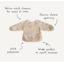 Long sleeve bib - boats - Mushie