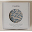Swaddle - blue flowers - Mushie