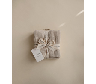 Muslin cloth 3 pack - fog - Mushie Muslin cloth 3 pack - fog - Mushie