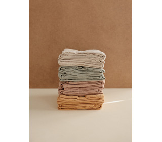 Muslin cloth 3 pack - fog - Mushie Muslin cloth 3 pack - fog - Mushie