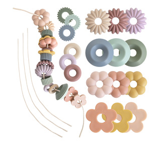 Bead lacing toy set - Mushie Bead lacing toy set - Mushie