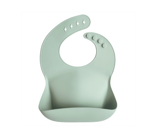 Silicone bib - cambrigdge blue - Mushie