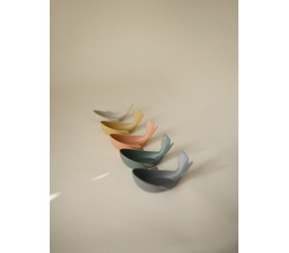 Whale bath stackers - retro - Mushie Whale bath stackers - retro - Mushie