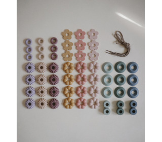 Bead lacing toy set - Mushie Bead lacing toy set - Mushie