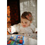 Long sleeve bib - bows - Mushie