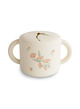 Snack cup - pink flowers