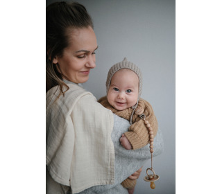 Muslin cloth 3 pack - fog - Mushie Muslin cloth 3 pack - fog - Mushie