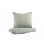 Himalaya duvet - white Gatsby/antique green - Nobodinoz