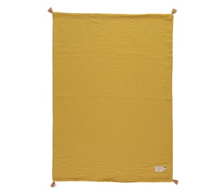 Treasure summer blanket farniente yellow - Nobodinoz