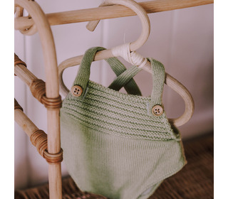 Dinkum Dolls Single Romper - sage - Olli Ella