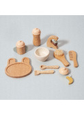 Wooden baby feeding set