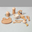 Wooden baby feeding set - Petit Monkey