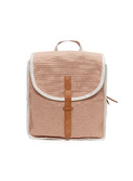 Recycled cotton backpack - dawn rose