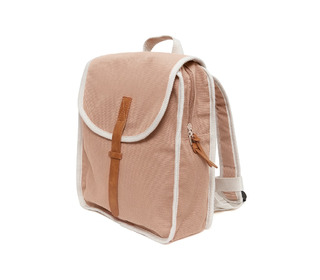 Recycled cotton backpack - dawn rose - Petit Monkey