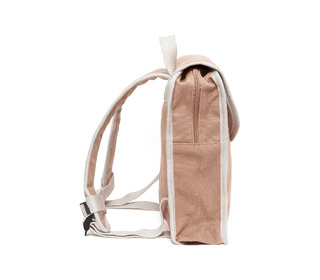 Recycled cotton backpack - dawn rose - Petit Monkey