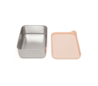 Stainless steel lunchbox Riley - dawn rose - Petit Monkey