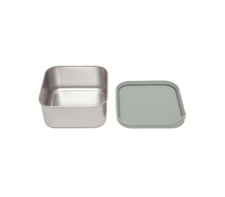 Stainless steel lunchbox Lucy - sage green - Petit Monkey