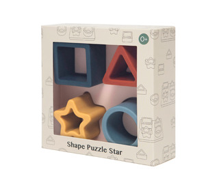 Shape puzzle - star - Petit Monkey