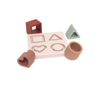 Shape puzzle - heart 0 yrs+ - Petit Monkey