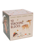 10 stacking blocks - wild bear