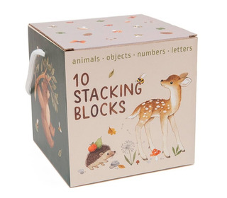 10 stacking blocks - wild bear - Petit Monkey