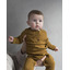 Rib henley jumpsuit l/s - golden olive - Phil & Phae