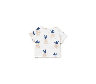 T-shirt en jersey flammé imprimé - creation - Play up