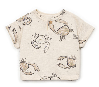 T-shirt en jersey flammé imprimé - bio resin - Play up