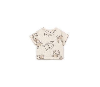 T-shirt en jersey flammé imprimé - bio resin - Play up