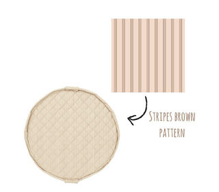 Noomad soft - stripes brown - Play & Go Noomad soft - stripes brown - Play & Go