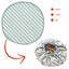Noomad original - stripes green - Play & Go Noomad original - stripes green - Play & Go