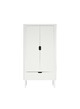 The Sebra Wardrobe, double door, white