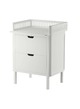 Sebra changing unit, drawers, Classic white