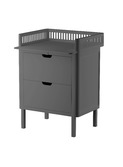 Sebra changing unit, drawers - Classic grey