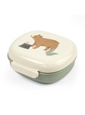Lunch box w/divider, Nightfall - idyllic green