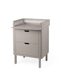 Sebra changing unit, drawers - jetty beige