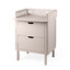 Sebra changing unit, drawers - birch bark rose - Sebra