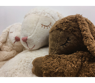 Cuddly animal bear small - linen - Senger Naturwelt