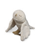 Cuddly animal owl small - white