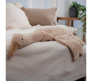 Cuddly animal goose small - linen - Senger Naturwelt