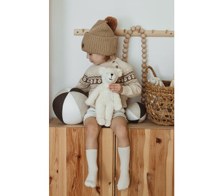 Floppy animal bear, small - white - Senger Naturwelt