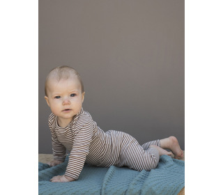 Baby body stripe - acorn/offwhite - Serendipity Organics Baby body stripe - acorn/offwhite - Serendipity Organics