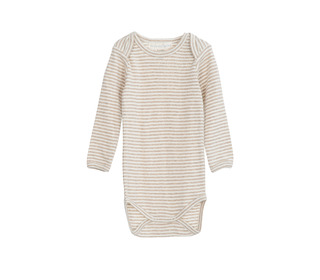 Baby body stripe - oat/offwhite - Serendipity Organics Baby body stripe - oat/offwhite - Serendipity Organics