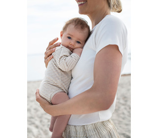 Newborn wrap body - oat/offwhite - Serendipity Organics
