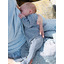 Newborn stripe suit - navy/offwhite - Serendipity Organics Newborn stripe suit - navy/offwhite - Serendipity Organics