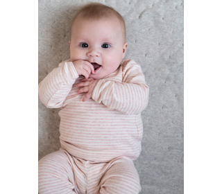 Baby body stripe - orchid/offwhite - Serendipity Organics Baby body stripe - orchid/offwhite - Serendipity Organics