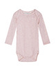 Baby body stripe - orchid/offwhite