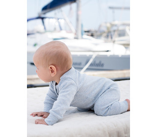 Baby suit - mist - Serendipity Organics Baby suit - mist - Serendipity Organics