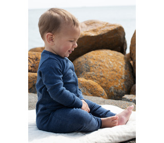 Baby suit - navy - Serendipity Organics Baby suit - navy - Serendipity Organics