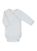 Newborn wrap body - mist/offwhite